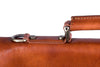 Aktentasche Leder Braun Griff Detailansicht | Ritus' Brief