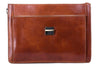 Aktentasche Braun Leder Offen Frontansicht | Gatsby's Brief