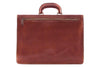 Aktentasche Braun Leder Rückansicht | Fortis' Brief